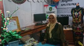 Stand DP3A Kukar yang ada di Expo HKG PKK Kukar. (Foto: Ist)