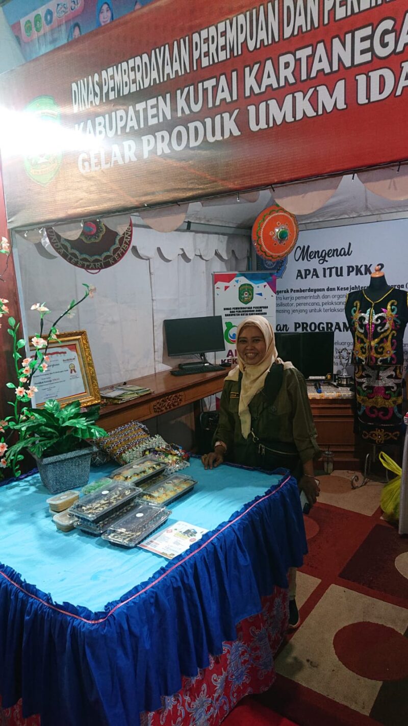 Stand DP3A Kukar yang ada di Expo HKG PKK Kukar. (Foto: Ist)