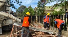 Proses perbaikan beberapa titik drainase di Kota Samarinda. (Foto: Ist)