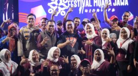 Wakil Bupati, Rendi Solihin di kemeriahan acara Festival Muara Jawa. (Foto: Ist)