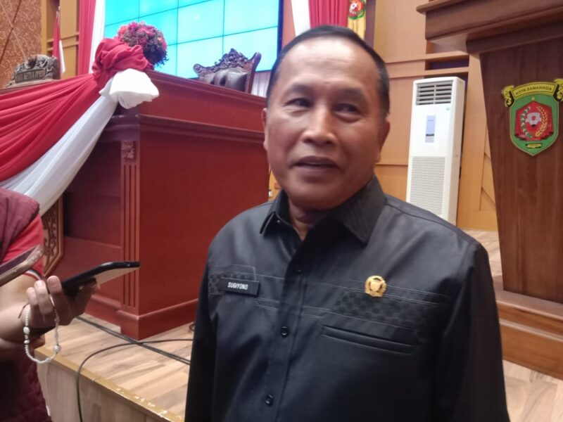 Ketua DPRD Samarinda, Sugiyono yang menyambut baik dan mengapresiasi langkah kerja dan sosialisasi KPK RI. (Foto: Ist)