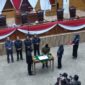 Suasana penandatanganan nota kesepakatan APBD-P Samarinda 2023 di gedung DPRD Samarinda pada Jumat (11/8/2023). (Foto: Ist)