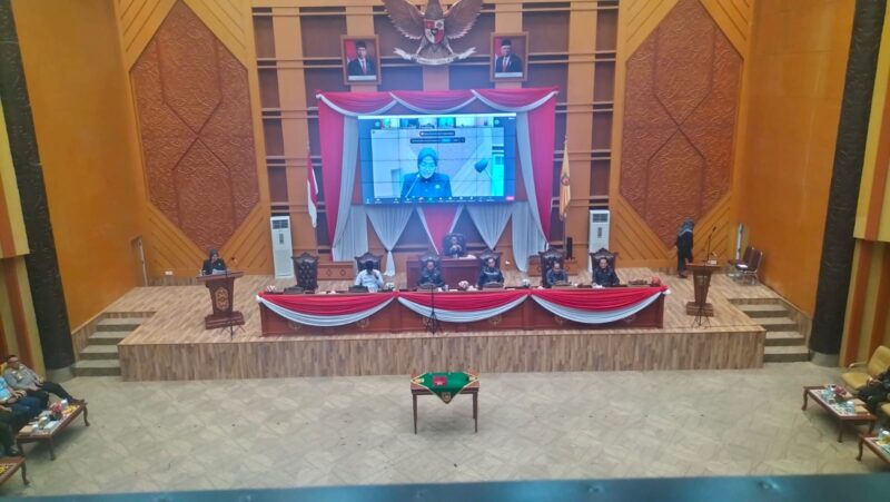 Potret Suasana Rapat Paripurna DPRD Kota Samarinda. (Foto: Ist)