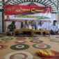 Kapolsek Sungai Kunjang, AKBP Made Anwara, S.H saat memberikan himbauan kepada masyarakat dalam agenda 