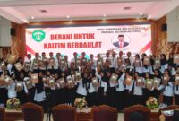 Pengangkatan guru honorer yang bertugas di Cabang Dinas Pendidikan Wilayah III Kabupaten Kutai Kartanegara menjadi Pegawai Pemerintah dengan Perjanjian Kerja (PPPK). (Foto: Ist)