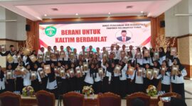 Pengangkatan guru honorer yang bertugas di Cabang Dinas Pendidikan Wilayah III Kabupaten Kutai Kartanegara menjadi Pegawai Pemerintah dengan Perjanjian Kerja (PPPK). (Foto: Ist)
