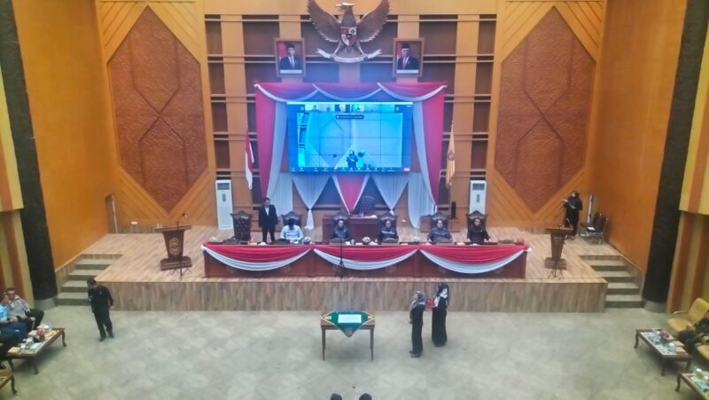 Sidang Paripurna DPRD Samarinda Masa Persidangan ke III. (Foto: Ist)