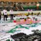 Simulasi tactical floor game (TFG), peragaan sistem pengamanan kota, deklarasi pemilu damai, dan Operasi Mantab Brata pengamanan Pemilu 2024. (Foto: Ist)