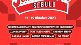 Flye Festival Pekan Raya Sebulu. (Foto: Ist)