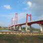 Jembatan penyebrangan ke Pulau Kumala. (Foto: Ist)