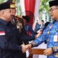 Ketua Komisi IV DPRD Kaltim, Akhmed Reza Fahlevi saat hadir dalam upacara peringatan Hari Sumpah Pemuda di Lapanga GOR Serbaguna Gelora Kadrie Oening Samarinda. (Foto: Ist)