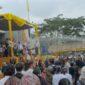 Suasana saat Belimbur berlangsung. (Foto: Ist)