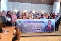 Wakil Ketua DPRD Kaltim, Sigit Wibowo, melaksanakan kegiatan serap aspirasi masyarakat kepada Bunda PAUD dan Kelompok bermain se-Kecamatan Balikpapan Tengah. (Foto: Ist)