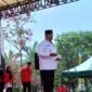 Bupati Kukar, Saat membuka gerakan pasar murah. (Foto: Ist)