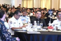 Ketua DPRD Kaltim,Hasanuddin Mas’ud, saat menghadiri acara ALKI II Zone Investment Forum 2023 di Balikpapan. (Foto: Ist)