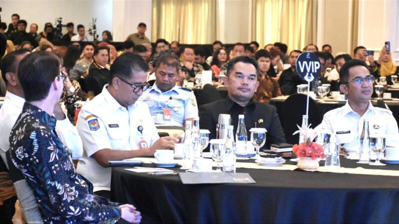 Ketua DPRD Kaltim,Hasanuddin Mas’ud, saat menghadiri acara ALKI II Zone Investment Forum 2023 di Balikpapan. (Foto: Ist)