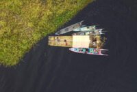 Ilustrasi perairan tiga danau di Kabupaten Kukar. (Foto: Ist)
