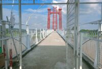 Jembatan Repo-Repo Pulau Kumala. (Foto: Ist)