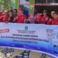 Kegiatan padat karya produktif di Kelurahan Maluhu. (Foto: Ist)