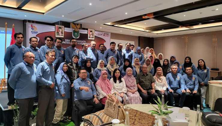 Foto bersama dalam kegiatan Rapat Koprdinasi Dinas Pariwisata Kukar. (Foto: Ist)