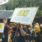 Suasana pawai pembukaan kegiatan Kampong Kuliner Tradisional Ke-4. (Foto: Ist)