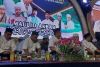 Suasana Kukar Bersholawat Jilid II yang digelar di Taman Kota Raja, Tenggarong. (Foto: Ist)
