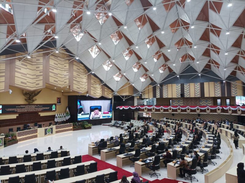 Suasana Rapat Paripurna ke-41 DPRD Kaltim. (Foto: Ist)