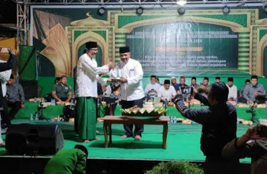 Suasana MTQ Tingkat Kecamatan di Tenggarong Sebrang. (Foto: Ist)