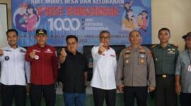 Wakil Bupati Kukar Rendi Solihin menghadiri kegiatan deklarasi desa dan kelurahan bebas stunting di Kecamatan Samboja. (Foto: Ist)