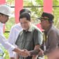 Wakil Ketua Komisi I DPRD Kaltim, Yusuf Mustafa (kanan), saat menghadiri acara Groundbreaking Bandara IKN oleh Presiden Joko Widodo di Penajam Paser Utara (PPU). (Foto: Ist)