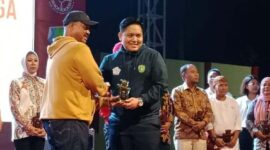 Suasana Malam Anugrah Insan Olahraga dan Pemuda di Stadion Rondong Demang. (Foto: Ist)