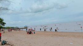 Pantai Biru di Kutai Kartanegara (Kukar). (Foto: Ist)