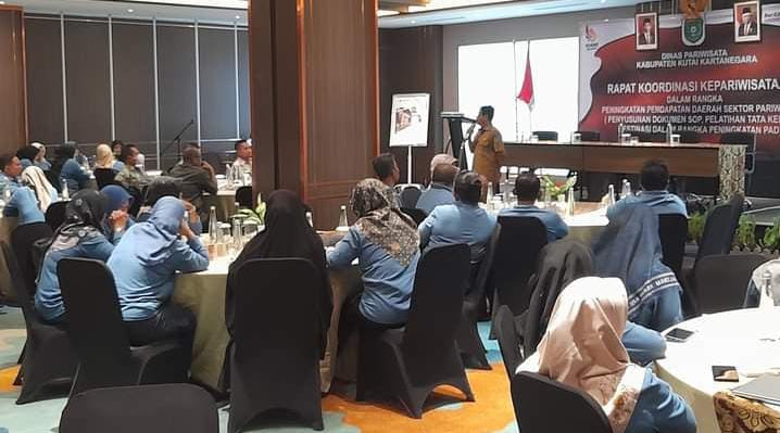 Suasana Rapat Koordinasi (Rakor) yang digelar oleh Dinas Pariwisata Kukar. (Foto: Ist)