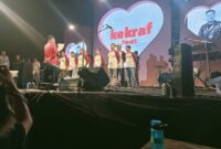 Plt Ketua Kekraf Kukar Akbar Haka saat melantik dan memberikan pengarahan kepada pengurus Kecamatan Kekraf Kukar. (Foto: Ist)