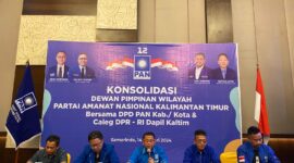 Konsolidasi DPW PAN Kaltim Persiapan Pelaksanaan Pemilu 2024. (Foto: Ist)