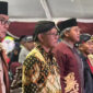Wakil Ketua DPRD Kaltim, Muhammad Samsun (mengenakan blankon dan baju batik cokelat). (Foto: Ist)