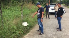lokasi ditemukannya bayi (Foto: humas Polresta Samarinda)