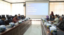 Suasana DPRD Kaltim saat menerima kunjungan PT Garuda Indonesia Balikpapan. (Foto: Ist)