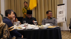Wakil Ketua DPRD Kaltim, Sigit Wibowo saat menghadiri kegiatan Pelantikan Bapomi . (Foto: Ist)