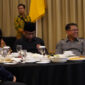 Wakil Ketua DPRD Kaltim, Sigit Wibowo saat menghadiri kegiatan Pelantikan Bapomi . (Foto: Ist)