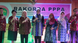 Anggota Komisi IV DPRD Kaltim, Sukmawati saat menghadiri Rakor PPPA se-Kaltim di PPU. (Foto: Ist)