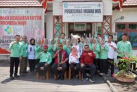Bupati Kukar, Edi Damansyah saat menghadiri peresmian Puskesmas Muara Wis. (Foto: Ist)