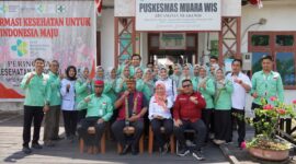 Bupati Kukar, Edi Damansyah saat menghadiri peresmian Puskesmas Muara Wis. (Foto: Ist)
