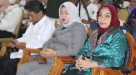 Anggota DPRD Kaltim Siti Rizky Amalia saat hadiri Musrenbang Tahun 2024 Kabupaten Kutai Timur. (Foto: Ist)