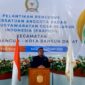 Kegiatan pelantikan pengurus baru Persatuan Anggota Badan Permusyawaratan Desa Seluruh Indonesia (PABPDSI) Kecamatan Kota Bangun dan Kota Bangun Darat. (Foto: Ist)