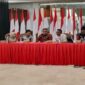 Kepala DPMD Kukar, Arianto (tengah) saat menghadiri Rapat Koordinasi pencegahan stunting. (Foto: Ist)