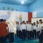 Prosesi pelantikan pengurus baru Persatuan Anggota Badan Permusyawaratan Desa Seluruh Indonesia (PABPDSI) Kecamatan Kota Bangun dan Kota Bangun Darat. (Foto: Ist)