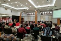 Suasana Rapat Koordinasi yang digelar DPMD Kukar bersama perwakilan sejumlah OPD, Camat dan para Kepala Desa. (Foto: Ist)