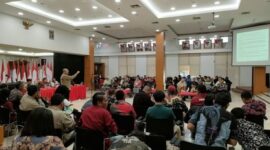 Suasana Rapat Koordinasi yang digelar DPMD Kukar bersama perwakilan sejumlah OPD, Camat dan para Kepala Desa. (Foto: Ist)