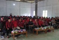 Suasana kegiatan Monitoring dan Evaluasi (Monev) Program Bantuan Rp 50 juta per RT di Muara Kaman. (Foto: Ist)